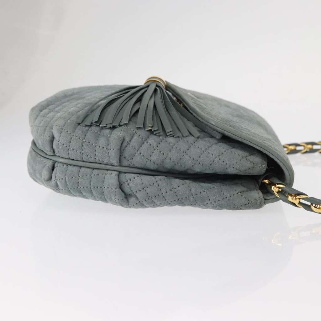 Bally Vintage Chain Shoulder Bag Other Suede Good condition - Inside View