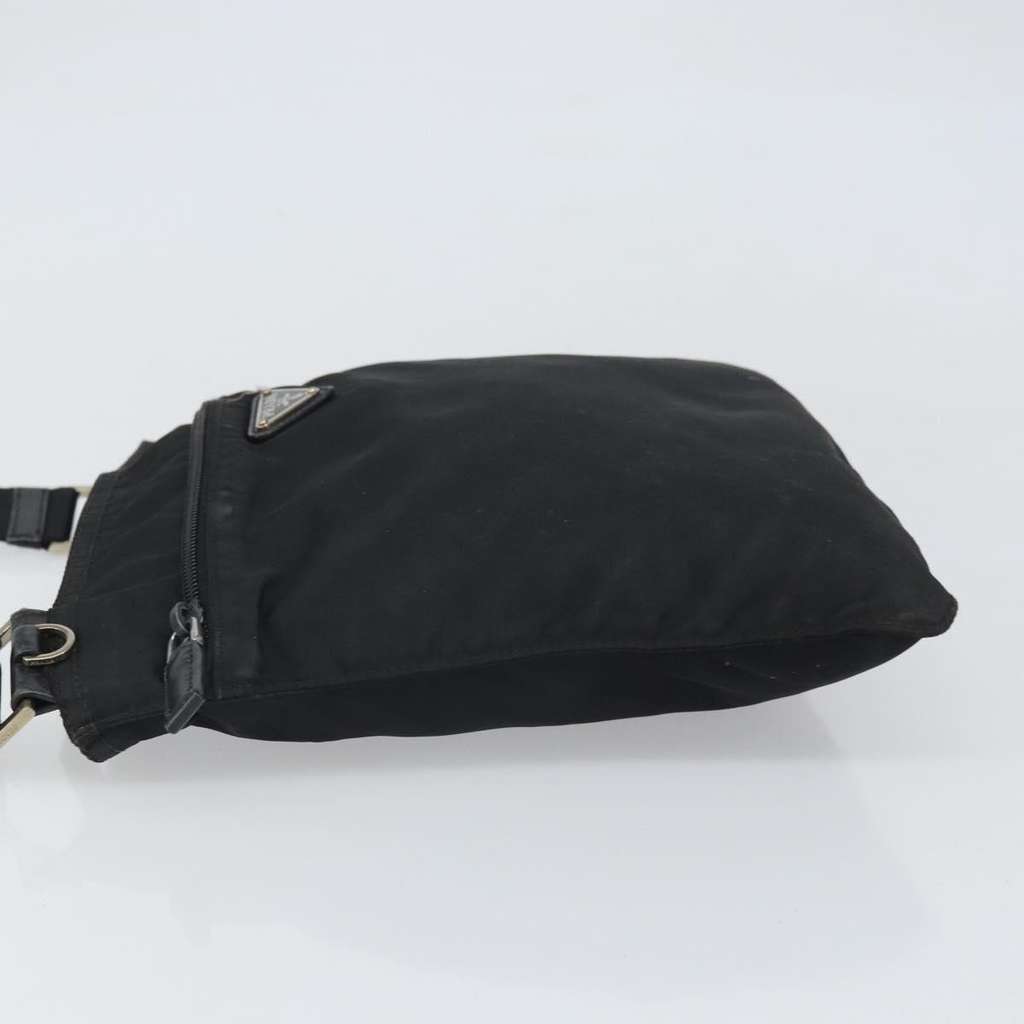 Prada Flat Messenger Bag Black Fair condition - Model View