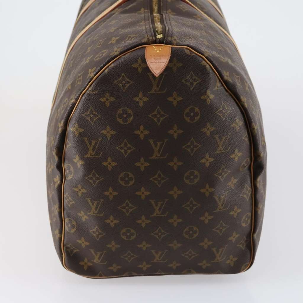 Louis Vuitton Keepall Bag Brown Canvas Good condition - Model View