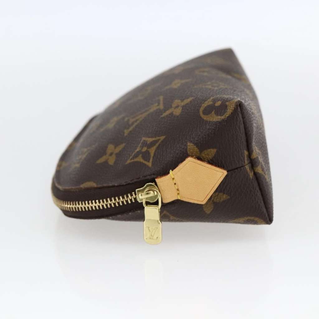 Louis Vuitton Cosmetic Pouch Brown Canvas Good condition - Inside View