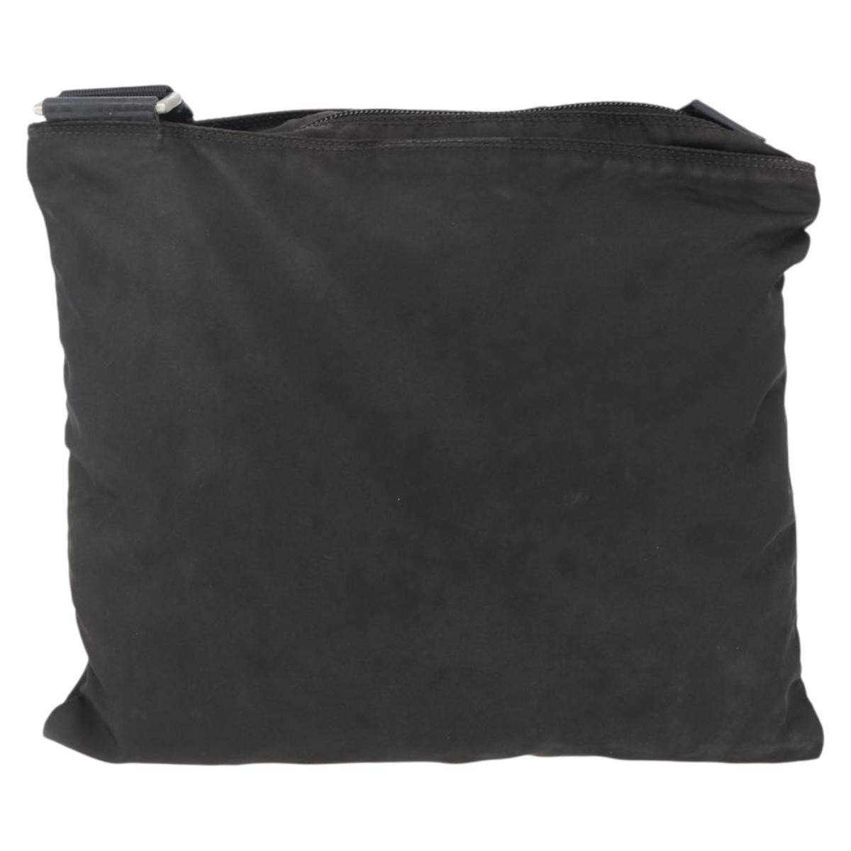 Prada Zip Top Messenger Bag Black Fair condition - Back View