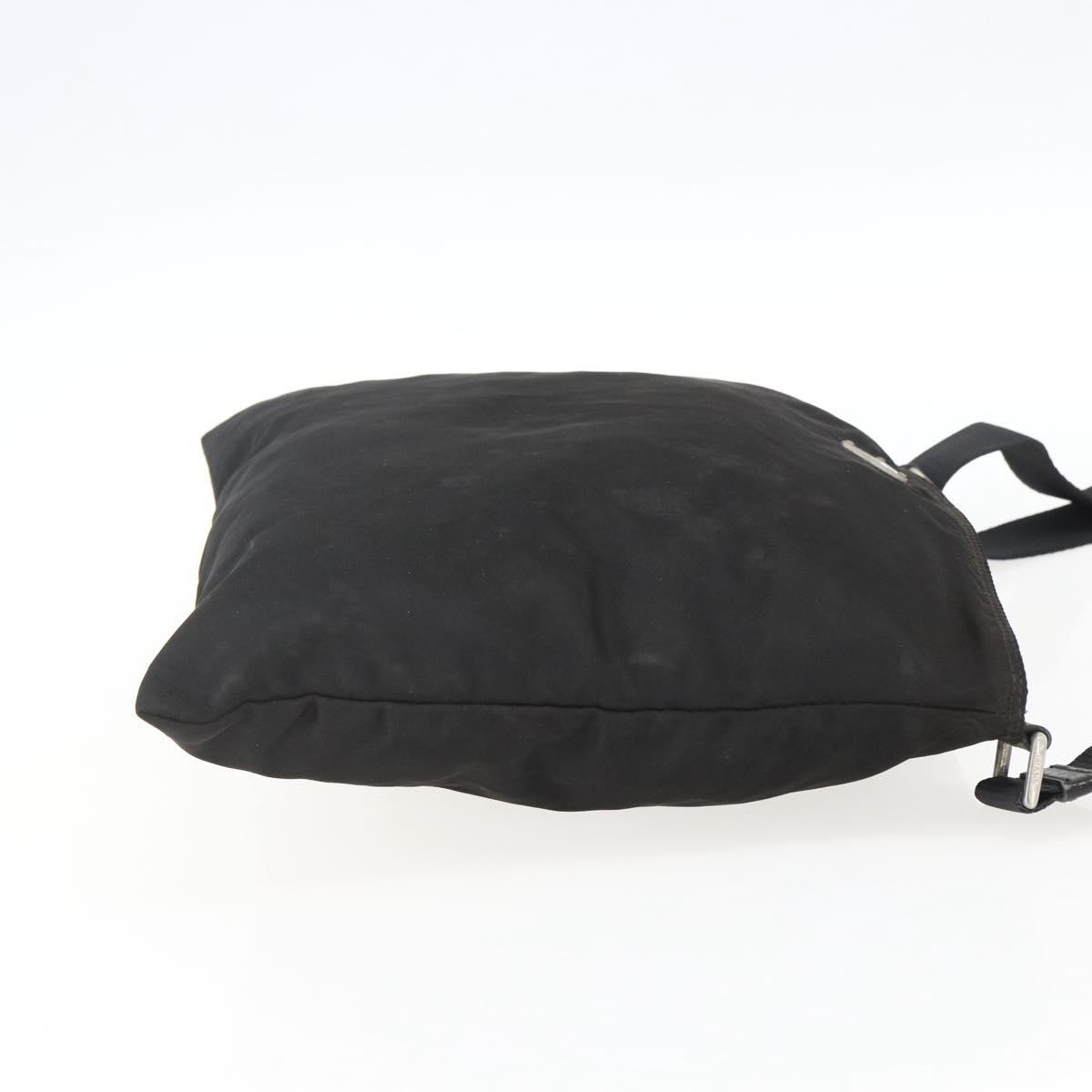 Prada Zip Top Messenger Bag Black Fair condition - Model View