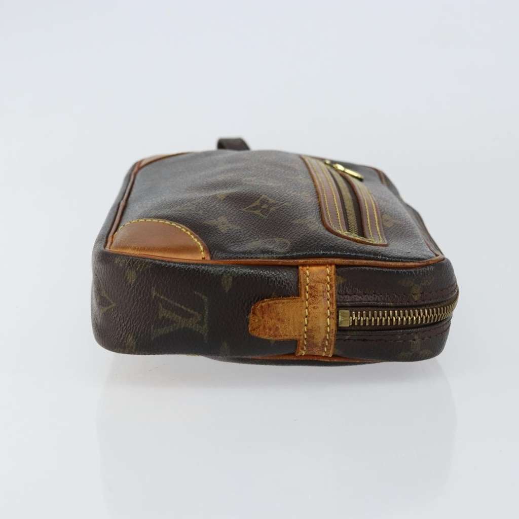 Louis Vuitton Marly Dragonne Clutch Brown Canvas Good condition - Inside View