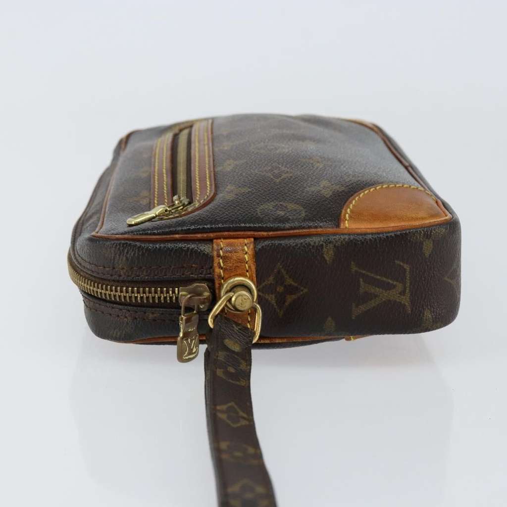 Louis Vuitton Marly Dragonne Clutch Brown Canvas Good condition - Model View