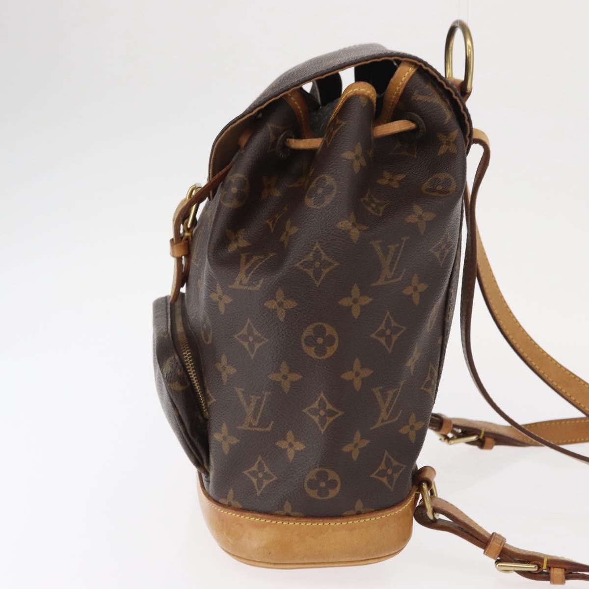 Louis Vuitton Vintage Montsouris Backpack Brown Canvas Fair condition - Inside View