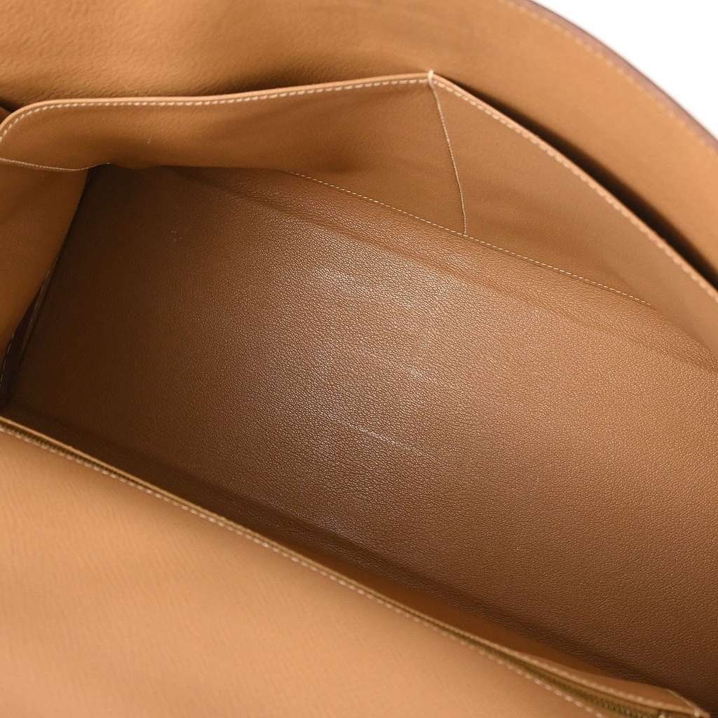 Hermès Kelly Handbag Brown Leather Good condition - Inside View