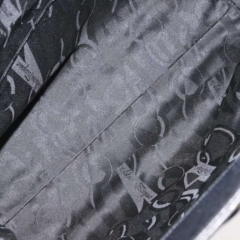 Salvatore Ferragamo Vala tote Navy Leather Good condition - Box View