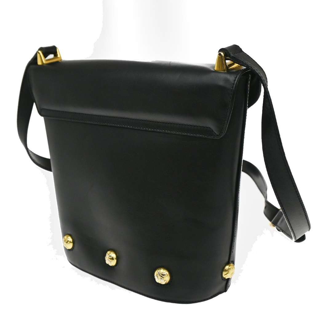 Salvatore Ferragamo Vintage Shoulder Bag Black Leather Good condition - Model View