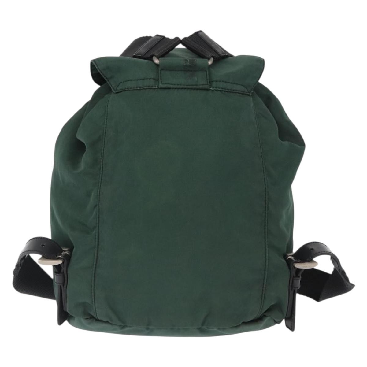 Prada Front Pocket Backpack Green Good condition - Back View