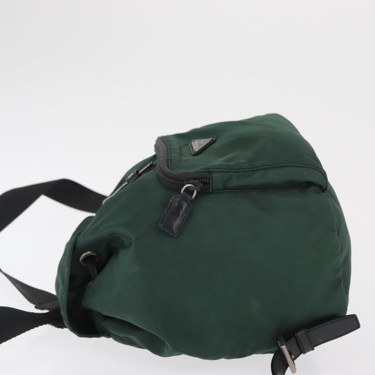 Prada Front Pocket Backpack Green Good condition - Model View