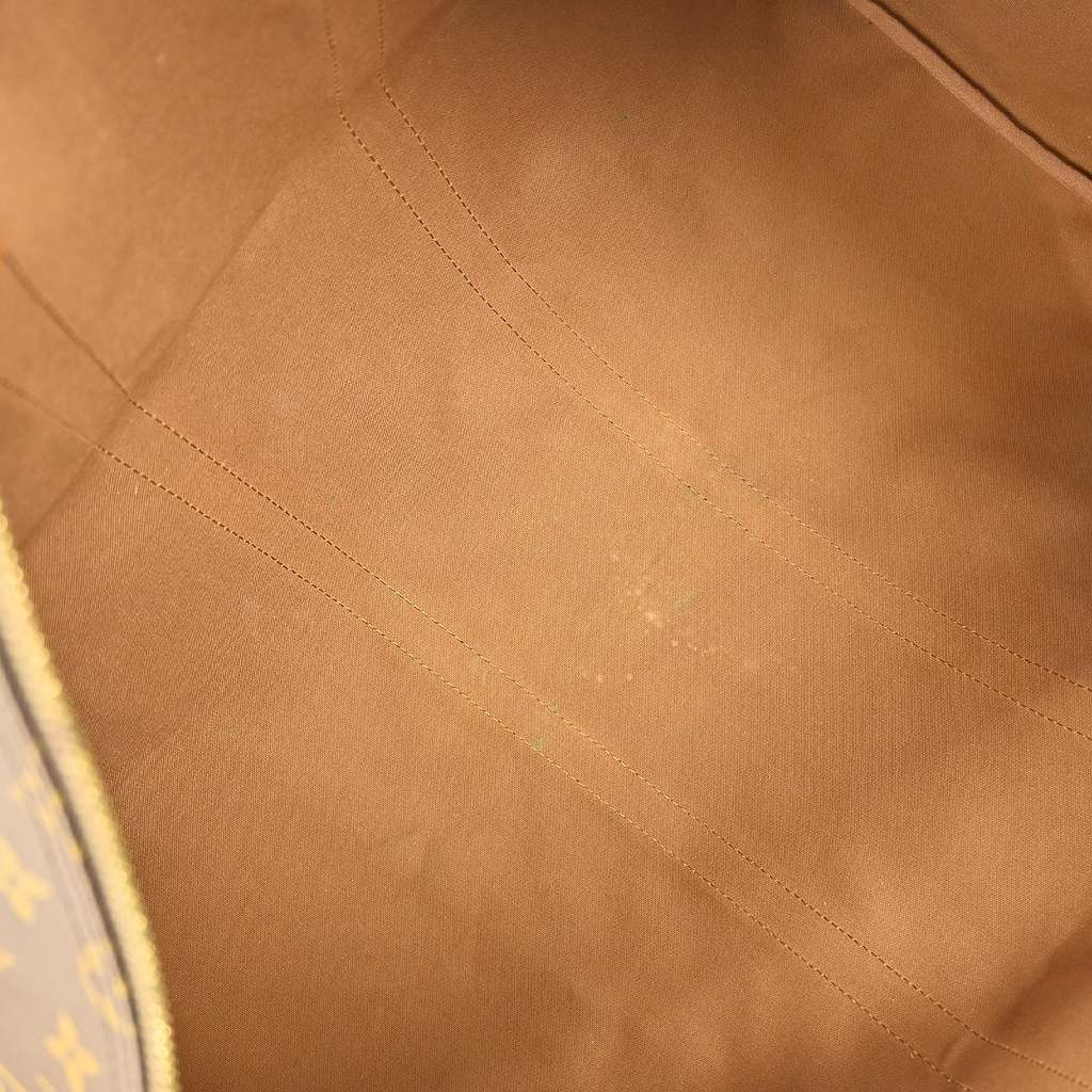Louis Vuitton Keepall Bag Brown Canvas Fair condition - Inside View