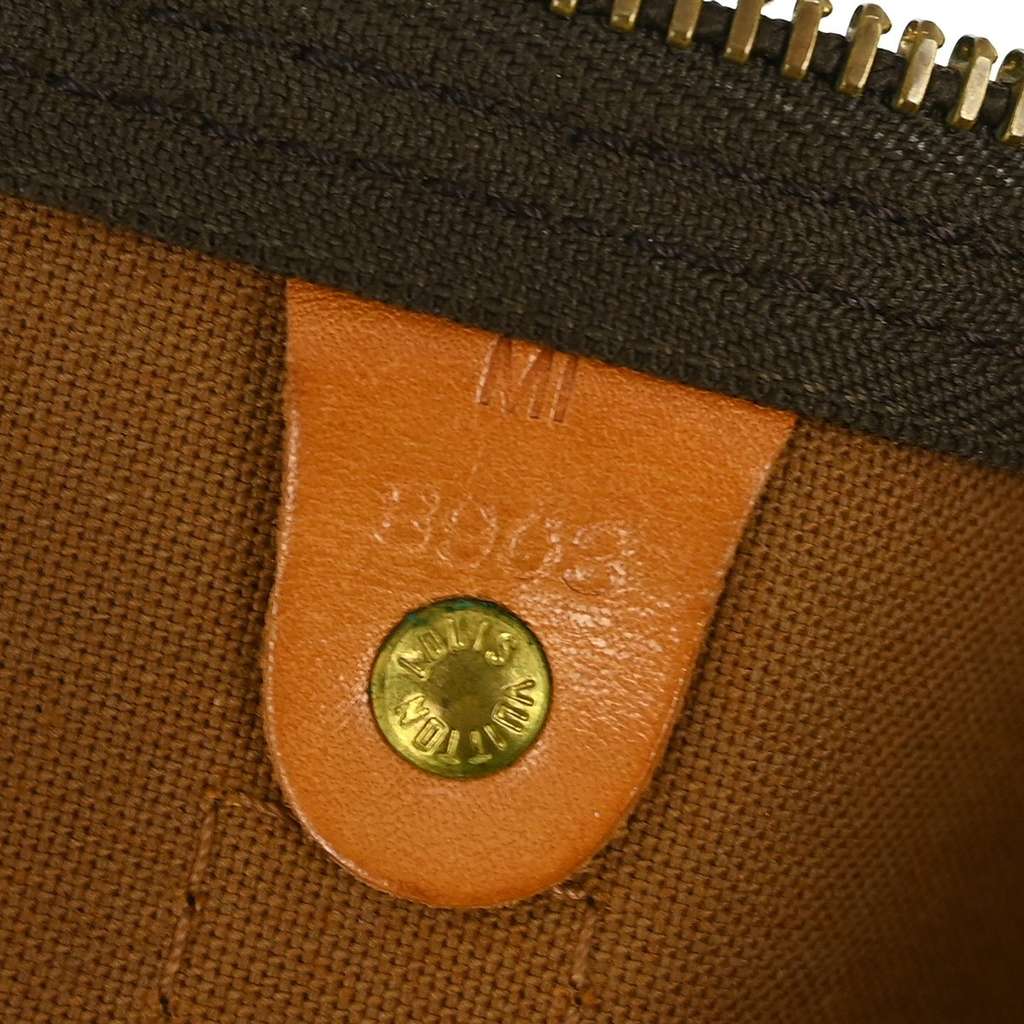 Louis Vuitton Keepall Bag Brown Canvas Fair condition - Box View