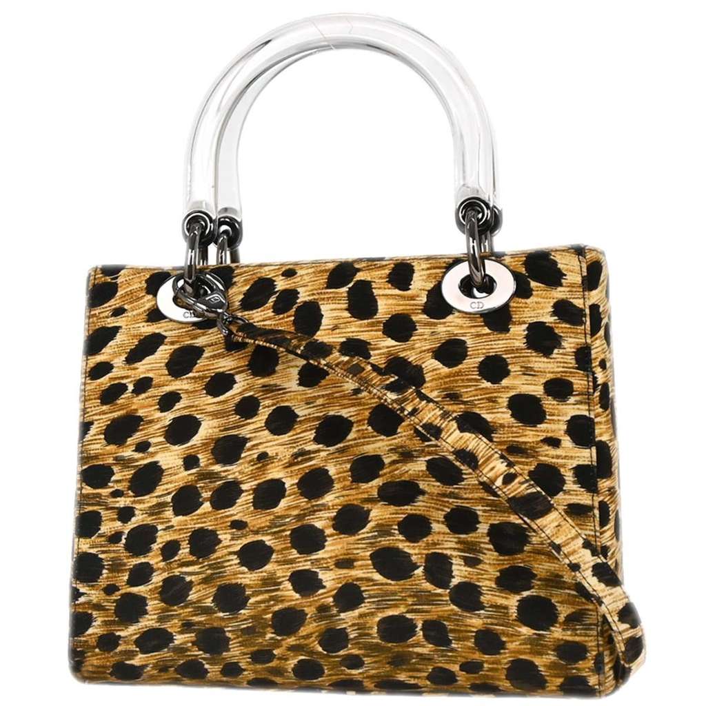 Christian Dior Vintage Lady Dior Bag Other Canvas Good condition - Back View