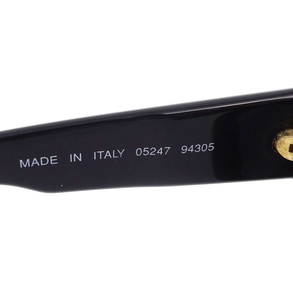 Chanel CHANEL Logo Sunglasses Eye Wear Black Plastic Good condition - Box View