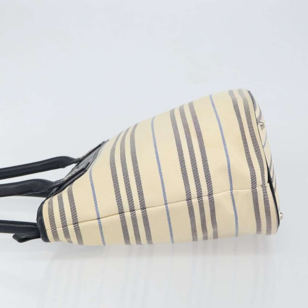 Burberry Vintage tote bag Beige Canvas Good condition - Model View