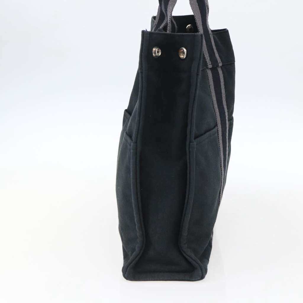 Hermès Fourre Tout Tote Black Canvas Fair condition - Inside View