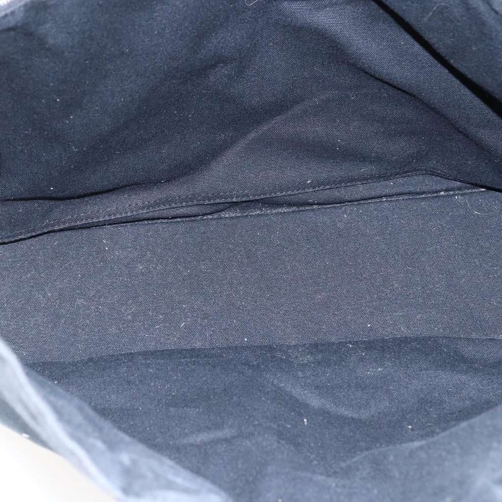 Hermès Fourre Tout Tote Black Canvas Fair condition - Box View