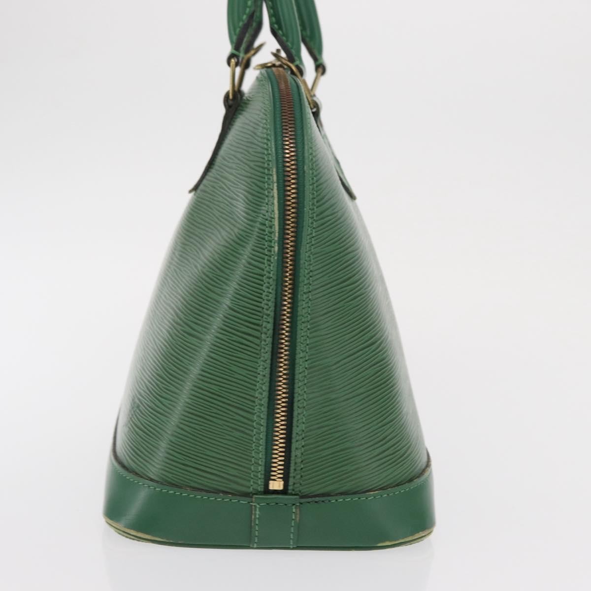 Louis Vuitton Alma Handbag Green Leather Fair condition - Inside View