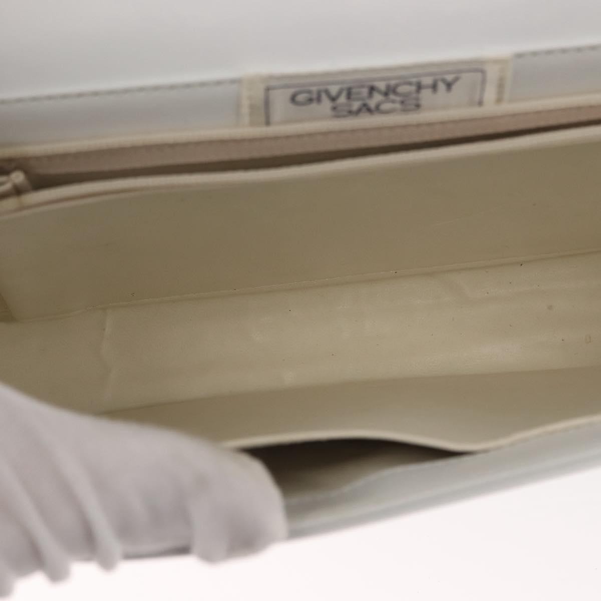 Givenchy Shoulder Bag White Leather Good condition - Box View