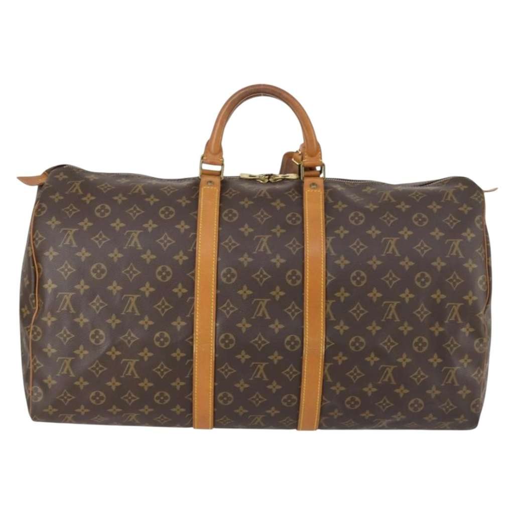 Louis Vuitton Keepall Bag Brown Canvas Good condition - Back View