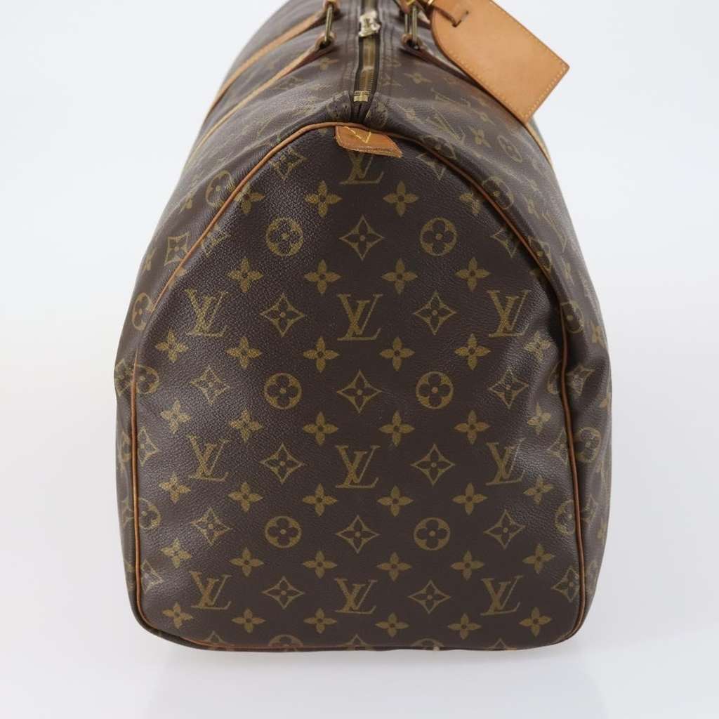 Louis Vuitton Keepall Bag Brown Canvas Good condition - Model View