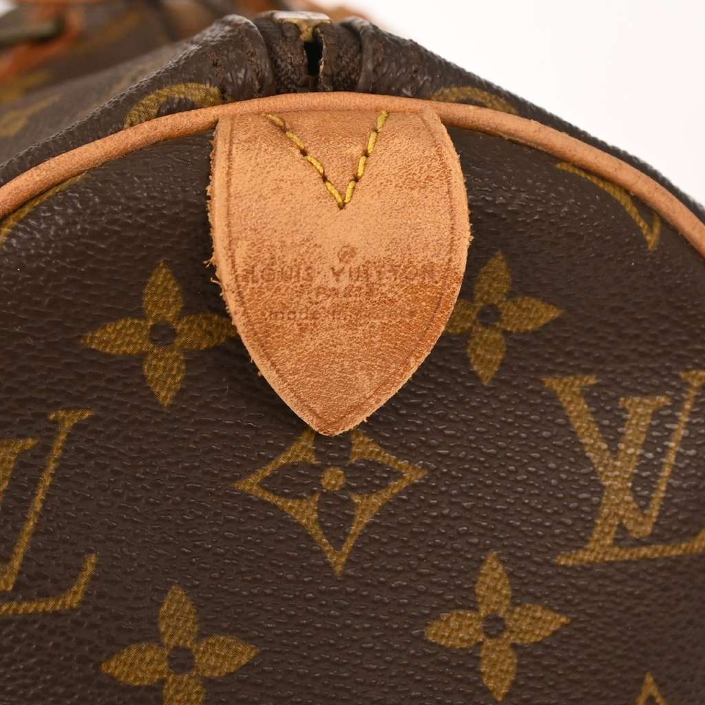 Louis Vuitton Keepall Bag Brown Canvas Good condition - Model View