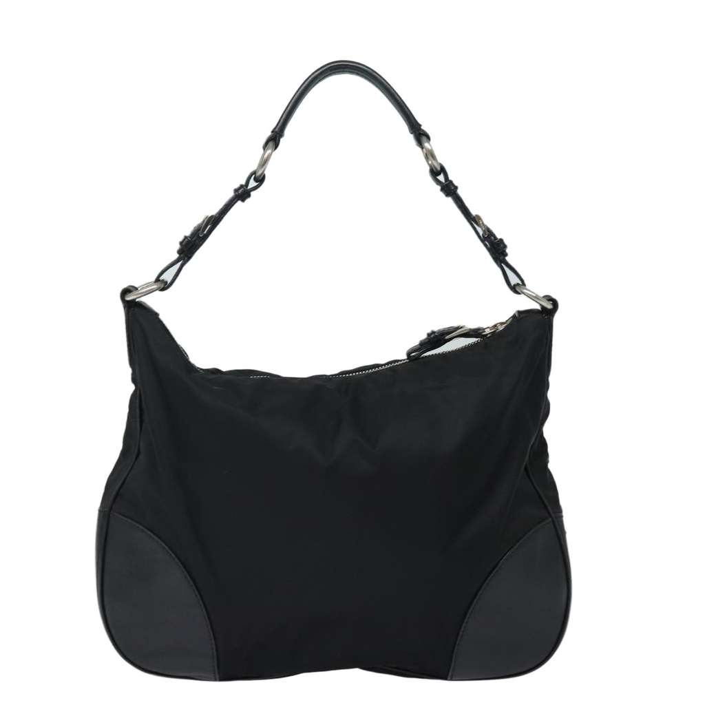 Prada Zip Hobo Black Good condition - Back View