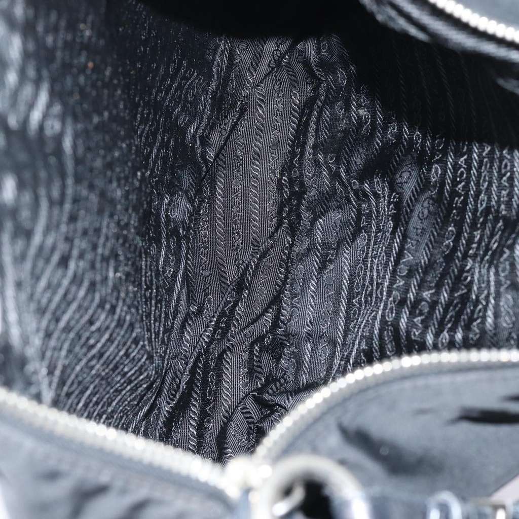 Prada Zip Hobo Black Good condition - Box View