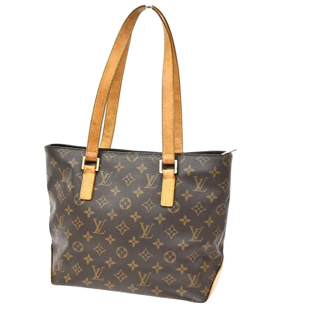 Louis Vuitton Cabas Piano Brown Leather Fair condition - Back View