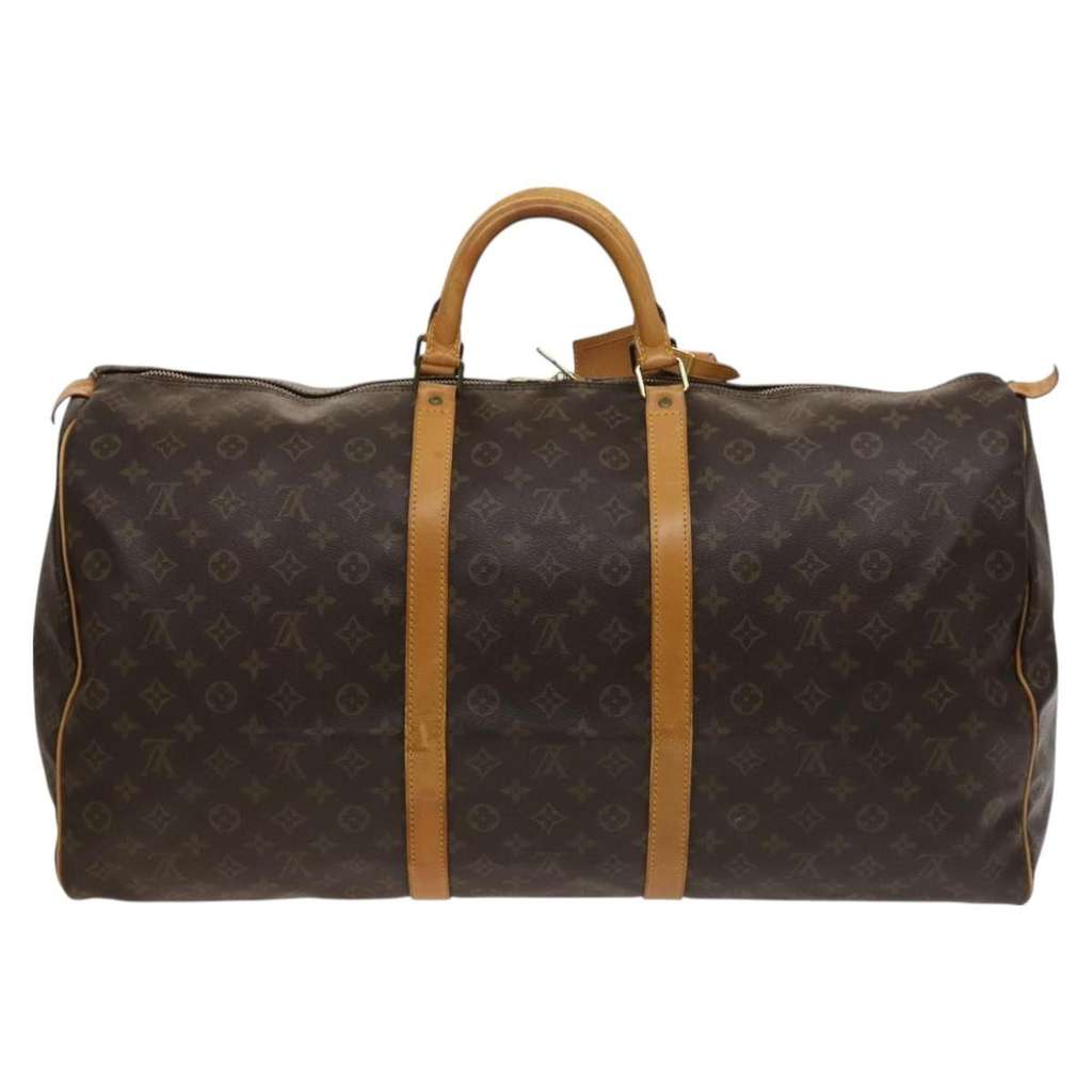 Louis Vuitton Keepall Bag Brown Canvas Good condition - Back View