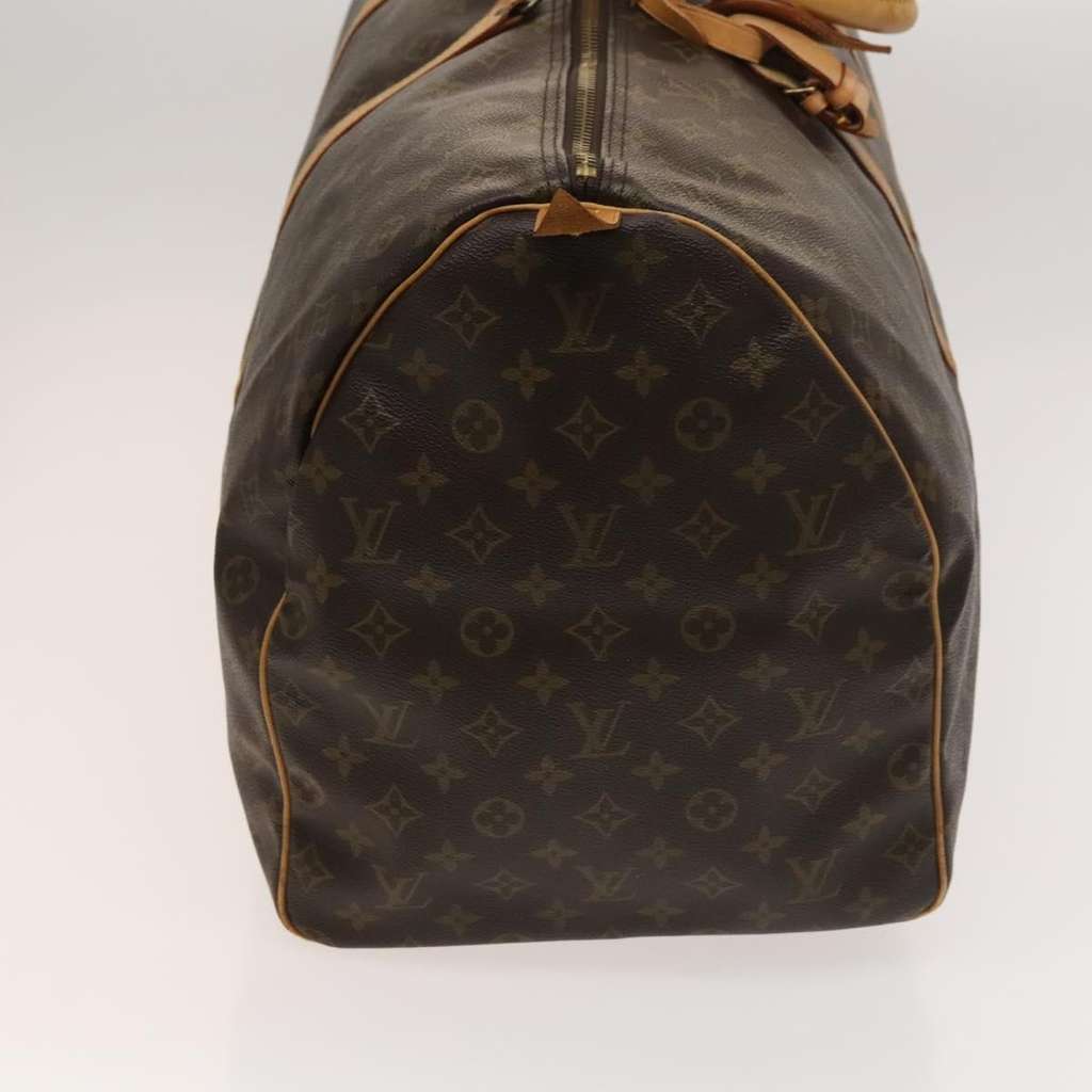 Louis Vuitton Keepall Bag Brown Canvas Good condition - Model View