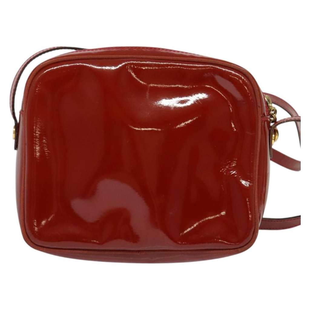 Salvatore Ferragamo Vala Shoulder Bag Red Good condition - Back View