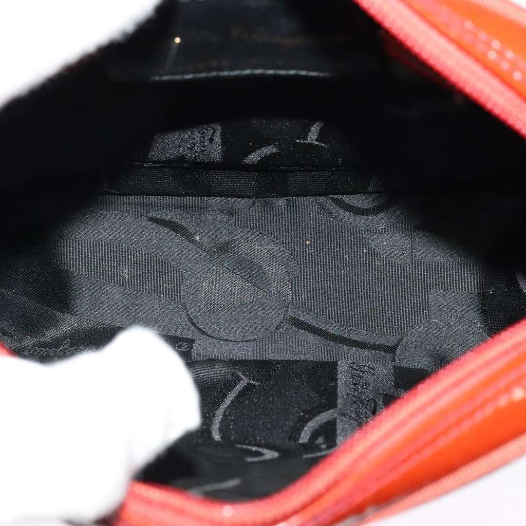 Salvatore Ferragamo Vala Shoulder Bag Red Good condition - Box View