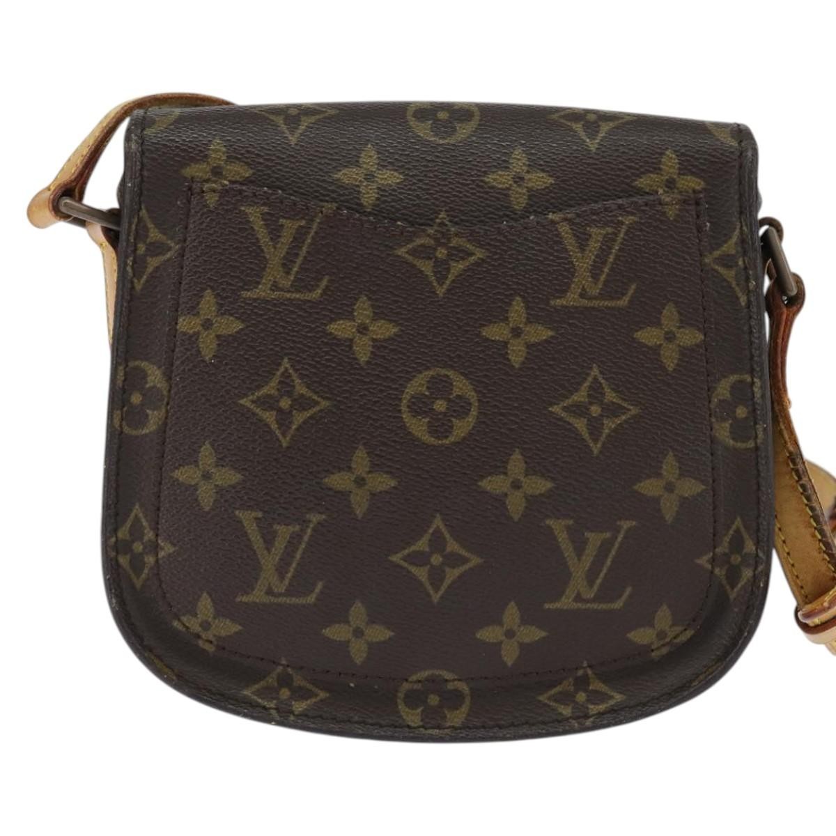 Louis Vuitton Saint Cloud Handbag Brown Canvas Good condition - Back View