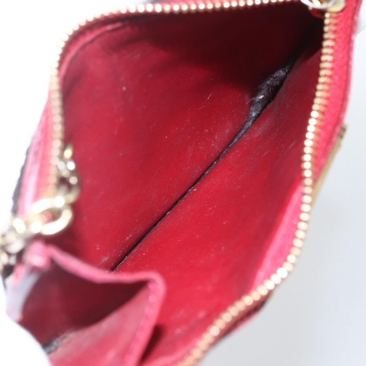 Louis Vuitton Pochette clés NM Red Fair condition - Box View