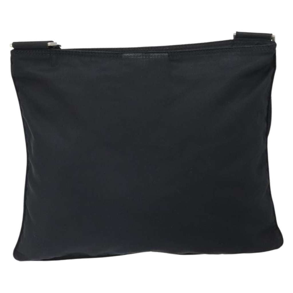 Prada Zip Top Messenger Bag Black Fair condition - Back View