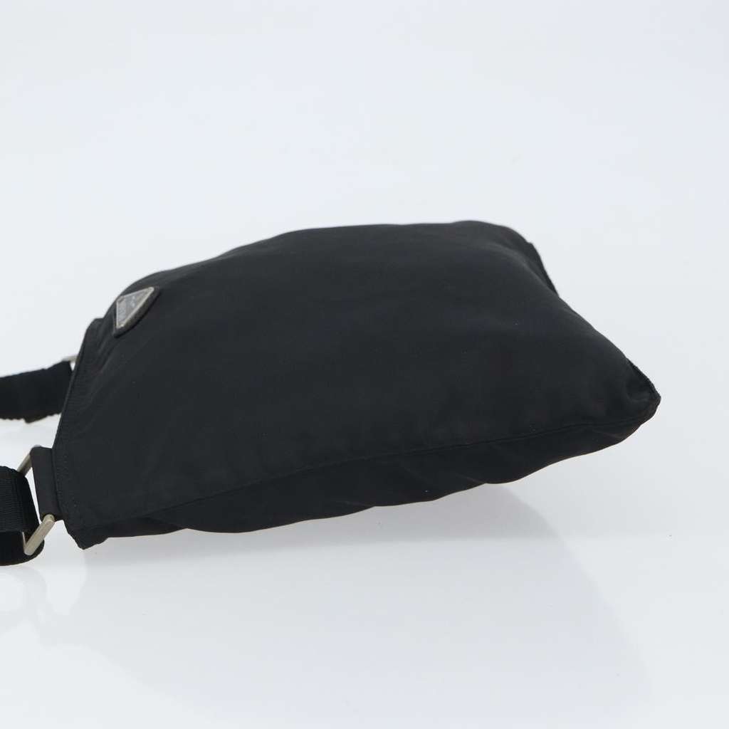 Prada Zip Top Messenger Bag Black Fair condition - Model View