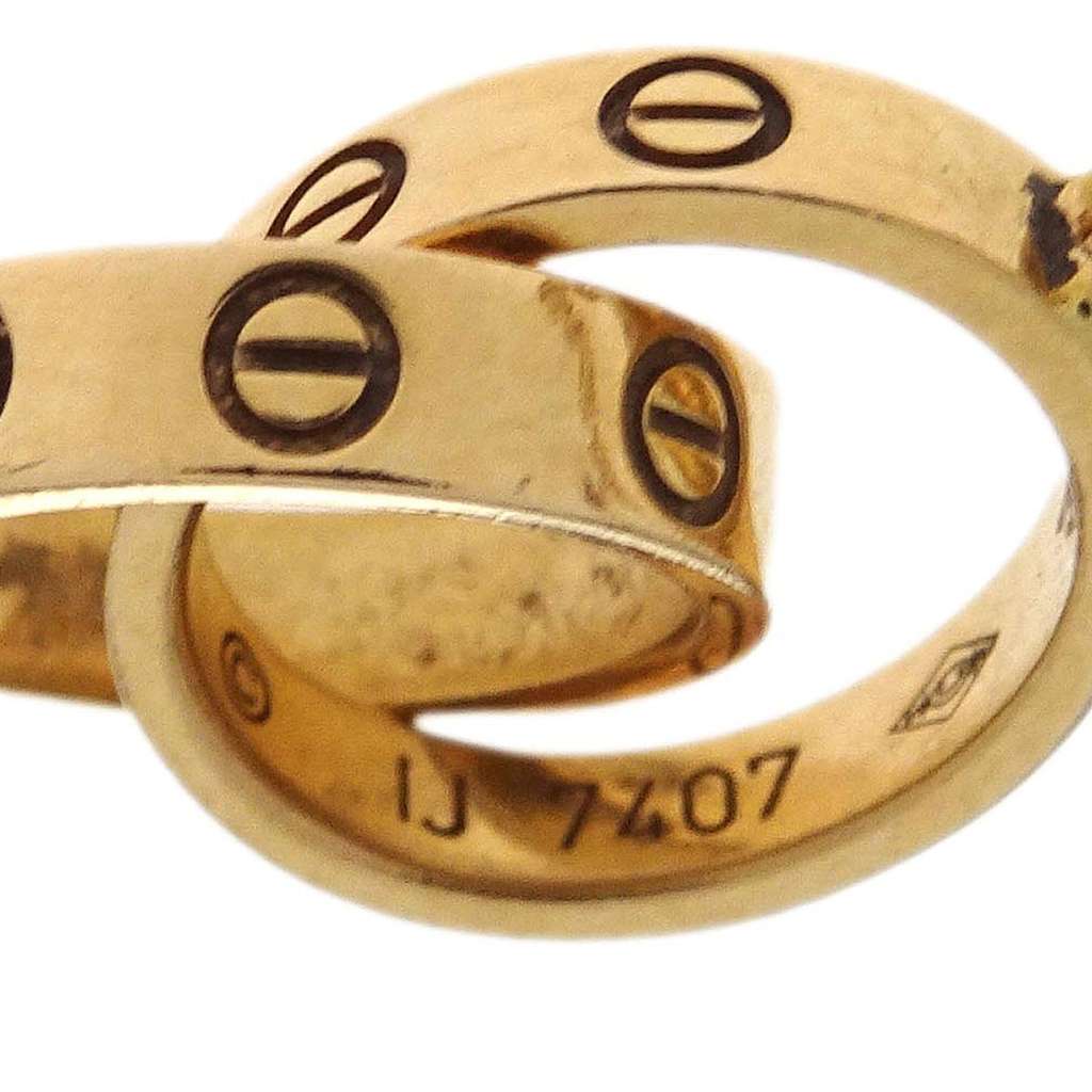 Cartier Love Interlocking Necklace Gold Good condition - Model View