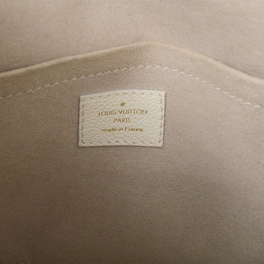 Louis Vuitton Mylockme Handbag White Leather Good condition - Model View