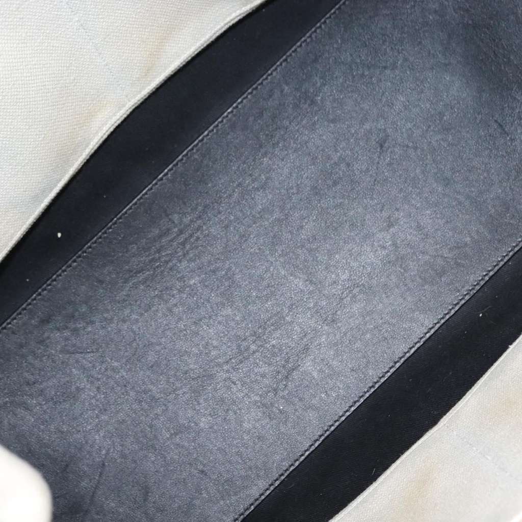 Valentino Garavani Grande Plage VLTN Tote White Canvas Good condition - Box View