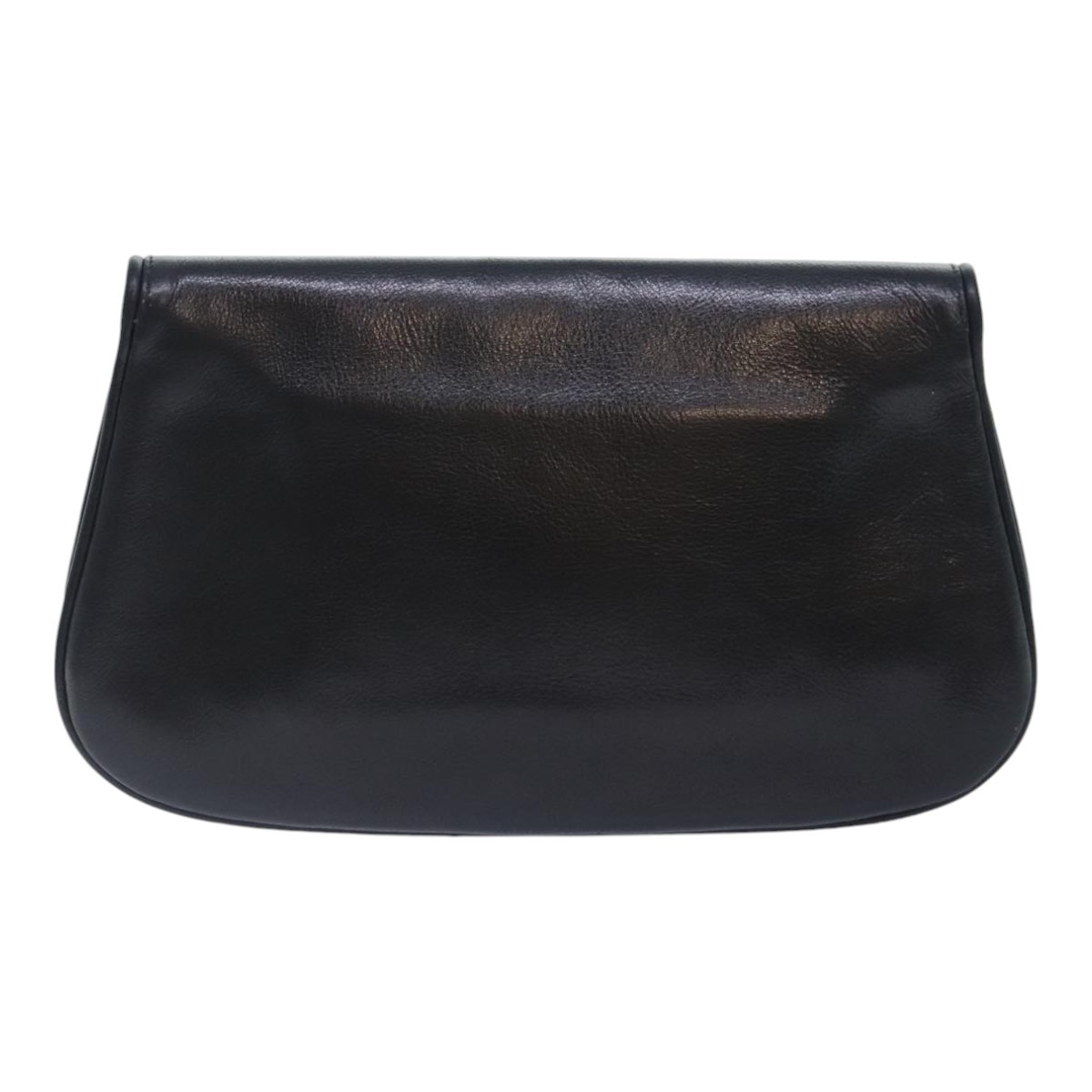 Gucci Vintage Blondie Clutch Black Leather Good condition - Back View