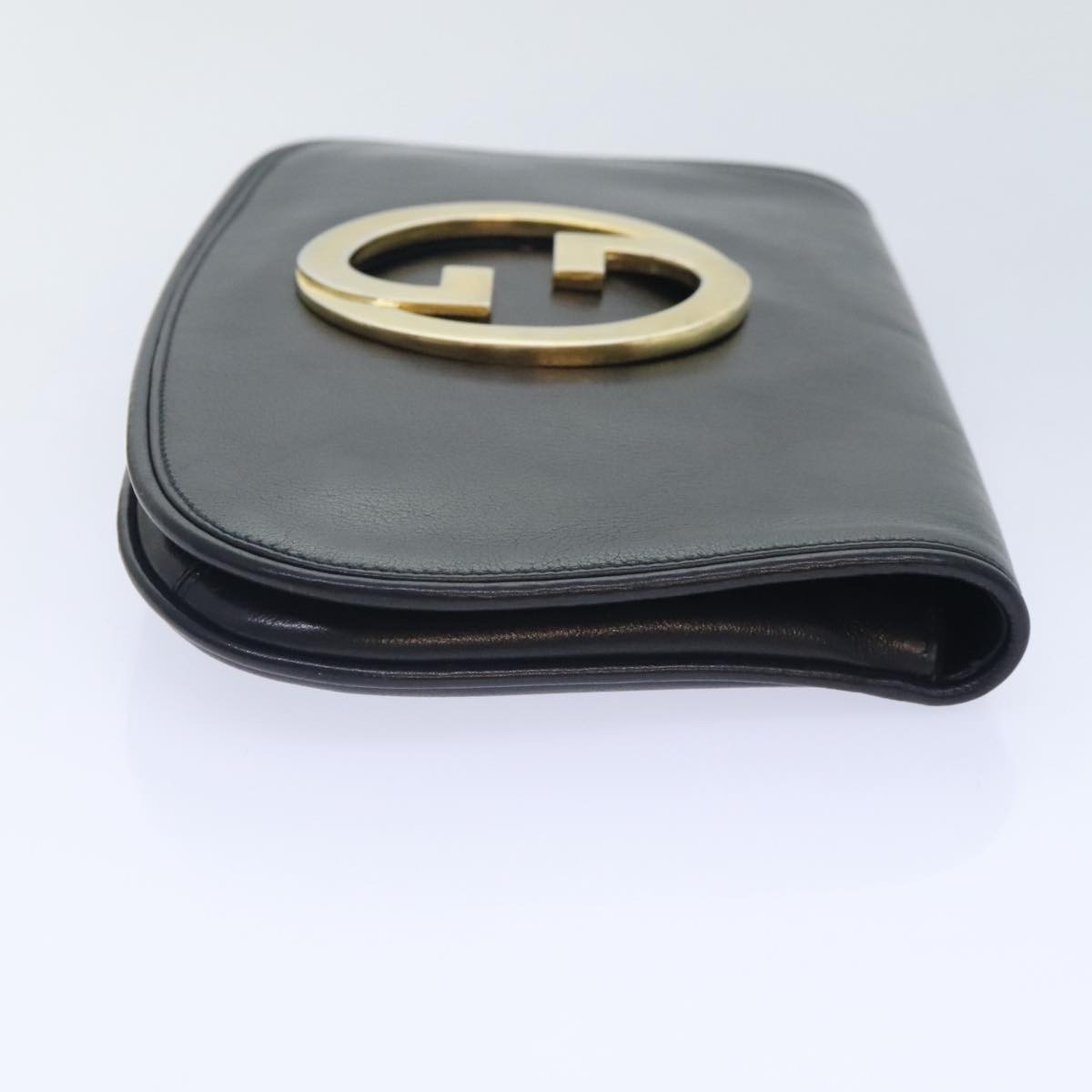 Gucci Vintage Blondie Clutch Black Leather Good condition - Inside View