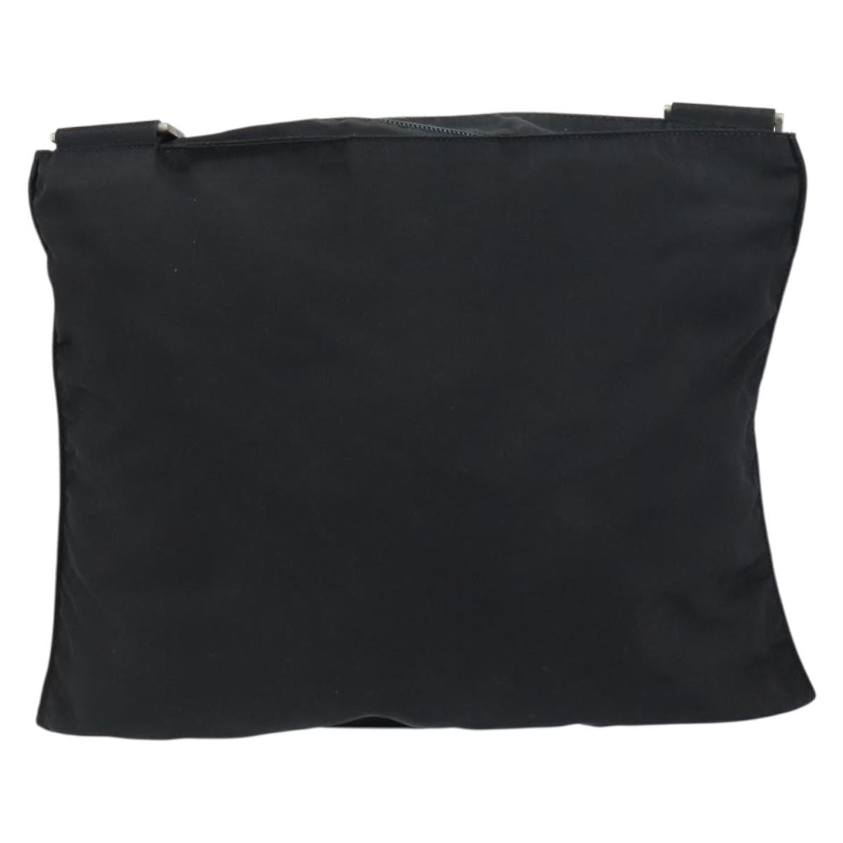 Prada Flat Messenger Bag Black Good condition - Back View