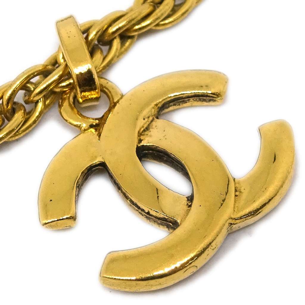 Chanel CC Pendant Necklace Gold Good condition - Inside View