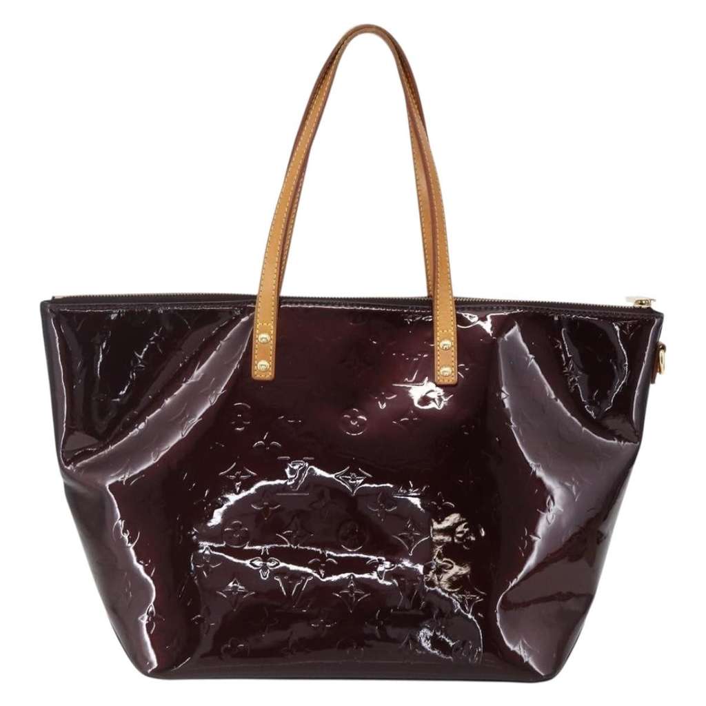 Louis Vuitton Bellevue Handbag Purple Good condition - Back View