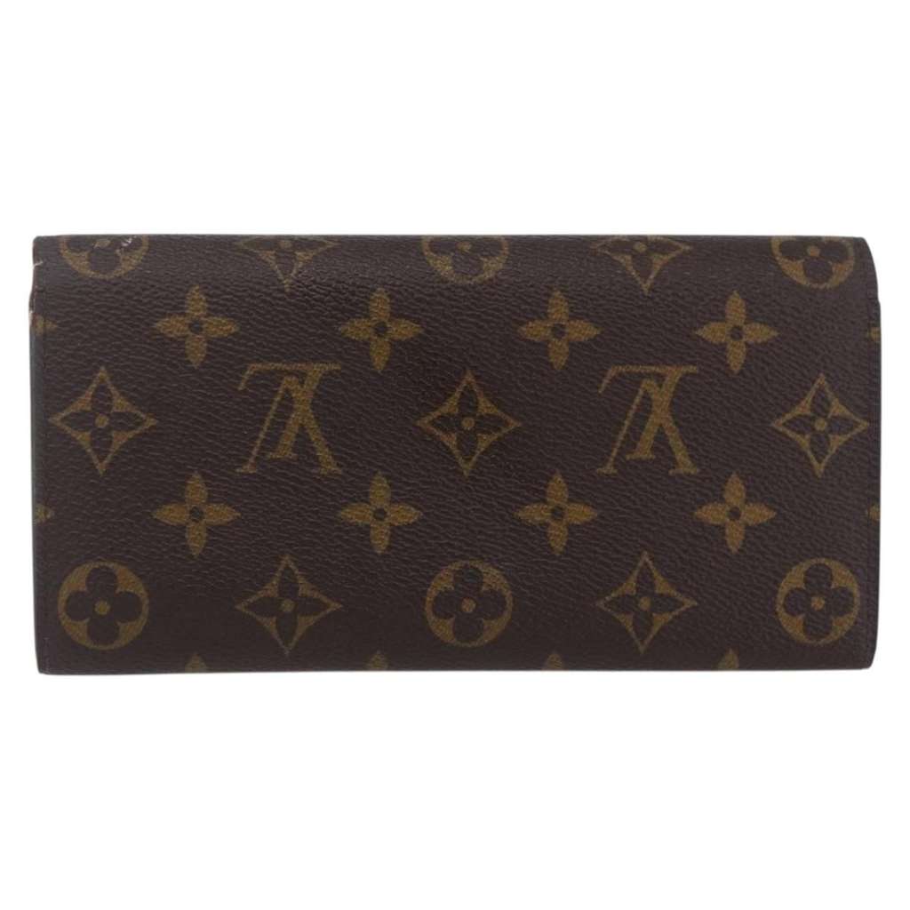 Louis Vuitton Emilie Wallet Brown Canvas Good condition - Back View