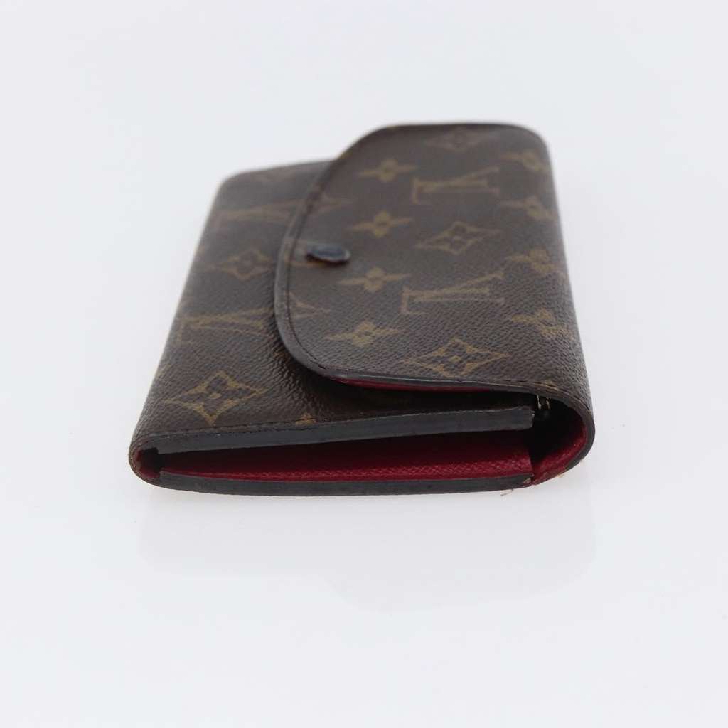Louis Vuitton Emilie Wallet Brown Canvas Good condition - Model View