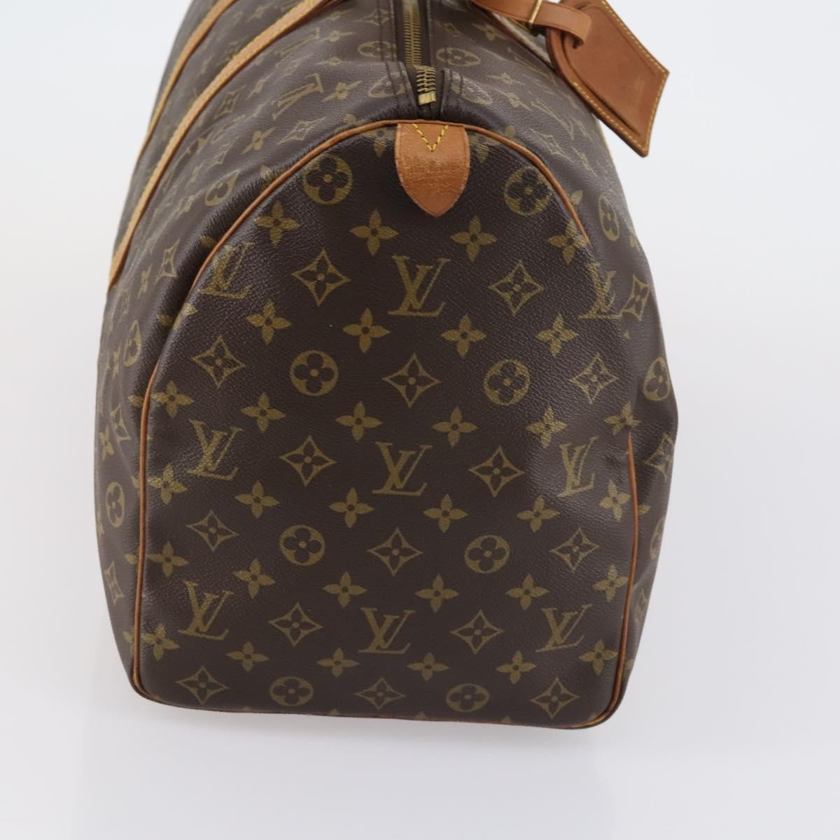 Louis Vuitton Keepall Bag Brown Canvas Good condition - Model View