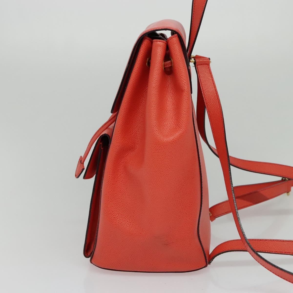 Celine Backpack Orange Leather Good condition - Inside View