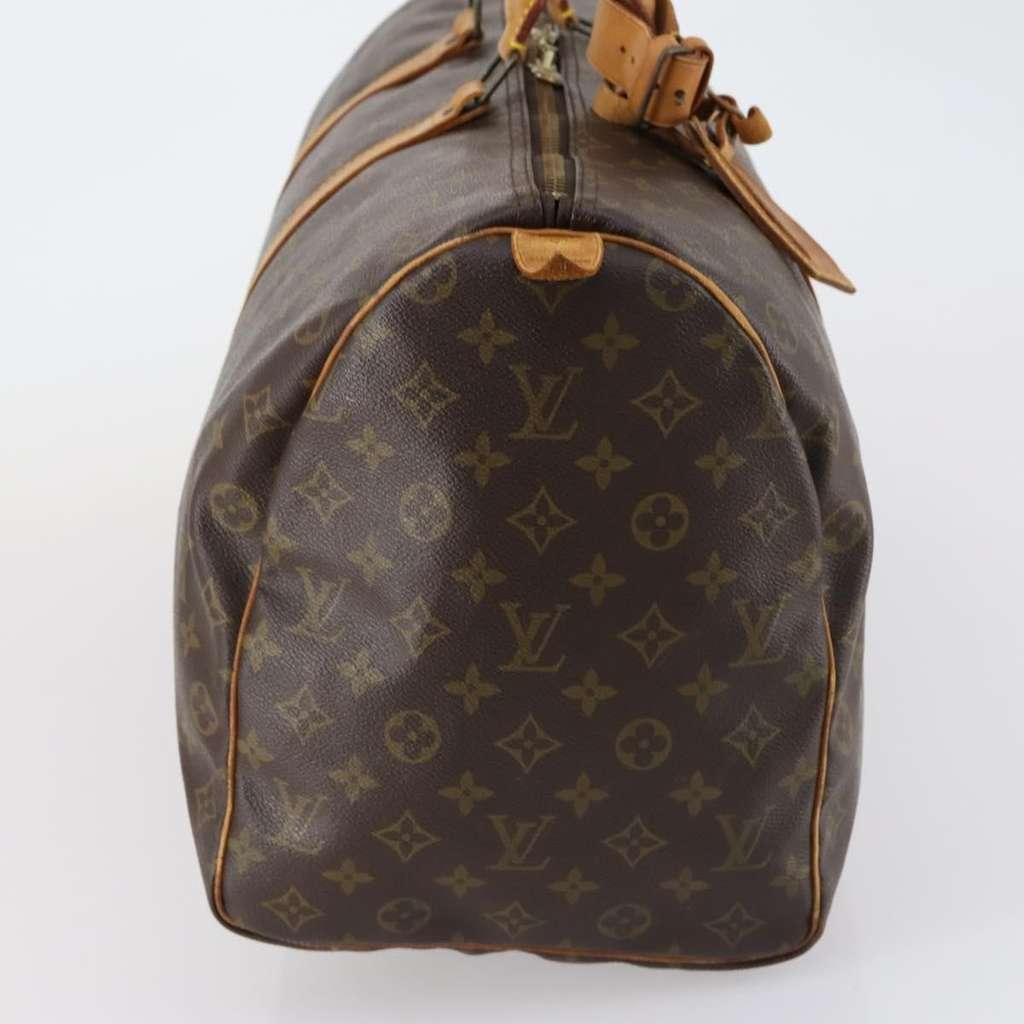 Louis Vuitton Keepall Bag Brown Canvas Good condition - Model View